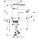 Tvättställsblandare Hansgrohe Talis E 80