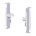 Feste for Garderobestang Lundbergs Wide Stativ Hvit 2-Pk