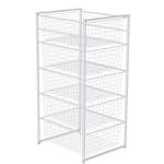 Startsett Lundbergs Wide Trådhyller Hvit