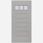 Ytterdør Diplomat Karina Cotswold Glass BxH: 90x210 cm, Lysegrå S3502-Y, Venstre Outlet