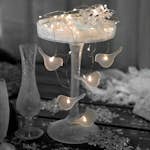 Lyslenke Star Trading Dew Drop LED 46 Lys med Fugler Batteridrevet