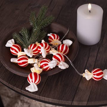 Lyslenke Star Trading Bonbon Batteridrevet LED-lenke