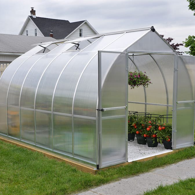 Drivhus Canopia by Palram Bella 8,9 m² Sølv