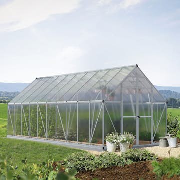 Drivhus Canopia av Palram Essence 14,7 m² Sølv