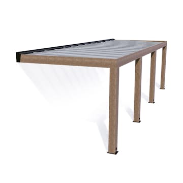 Terrassetak Canopia by Palram Helsinki Sedertre 3X8,6 m