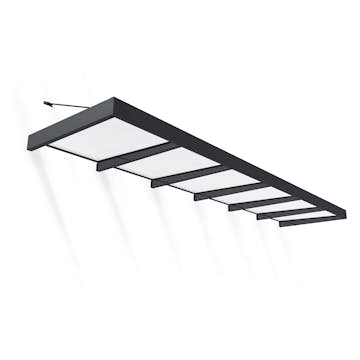 Entrétak Canopia by Palram Sophia XL Grå Hvit Opal  1,4 X 6 m