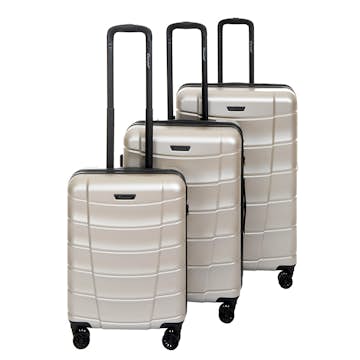 Koffertsett Trolley Cavalet Sort 3-sett