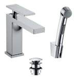 Servantbatteri Hansgrohe Tecturis E 110 med Bidethånddusj og Dusjslange