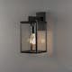 Vegglampe Gnosjö Konstsmide Carpi E27 Sort Opp/Ned