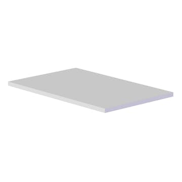 Topphylle Lundbergs Wide 535x16 mm Hvit
