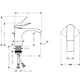 Servantbatteri Hansgrohe Vivenis 80 Waterfall