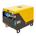 Strømaggregat Atlas Copco QEPS7 Kondensator 5,6 kVA 230/400 V Lydisolert