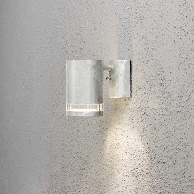 Vegglampe Gnosjö Konstsmide Modena Ned Transparent GU10