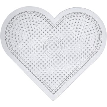 Perleplate Creativ Company Hjerte 10 Stk/1 Pk