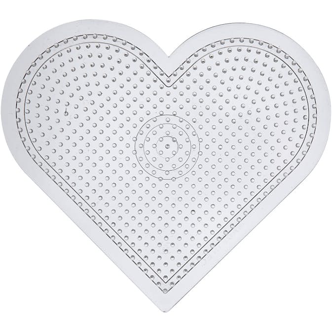 Perleplate Creativ Company Hjerte 10 Stk/1 Pk