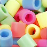 Rørperler Creativ Company Str 10x10 mm Hullstr 5,5 mm Jumbo 1 Pk