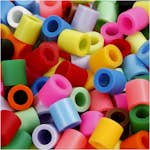 Rørperler Creativ Company Str 10x10 mm Hullstr 5,5 mm Jumbo 1 Pk