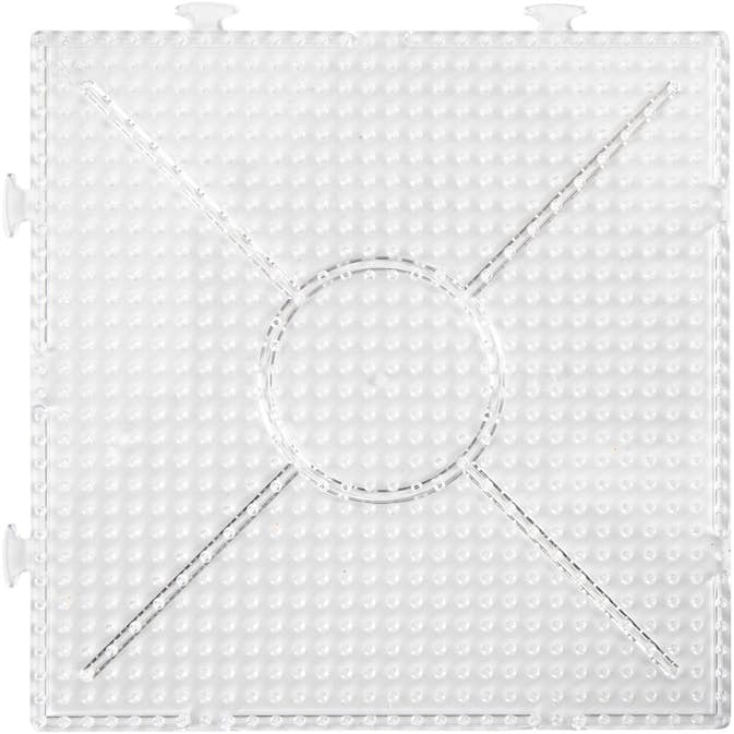 Perleplate Creativ Company Transparent Str 15x15 cm 2 St/1 Pk