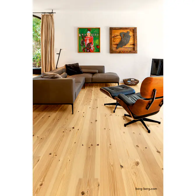Parkettgolv Berg & Berg Norrlandsfuru XXL Lut Naturolja 2.0