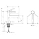 Tvättställsblandare Hansgrohe Finoris 110