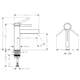 Tvättställsblandare Hansgrohe Finoris 110