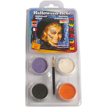 Ansiktsmaling Creativ Company Eulenspiegel Sminkesett Halloween/Heks