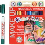 Ansiktsfarge Creativ Company Playcolor Make up Ass Metallicfarger 6x5 g/1 Pk
