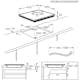 Induksjonstopp Electrolux HOB980MF Flexibel Matlaging Sort