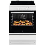 Induksjonsovn Electrolux LKI64404SW med Selvrensende Ovn og Hob2Hood