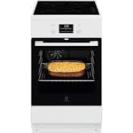 Induksjonsovn Electrolux LKI561401W med SteamBake og Innebygd Termometer - Hvit