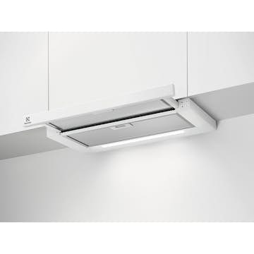 Fritthengende Kjøkkenvifte Electrolux LFP616W Hvit LED-belysning