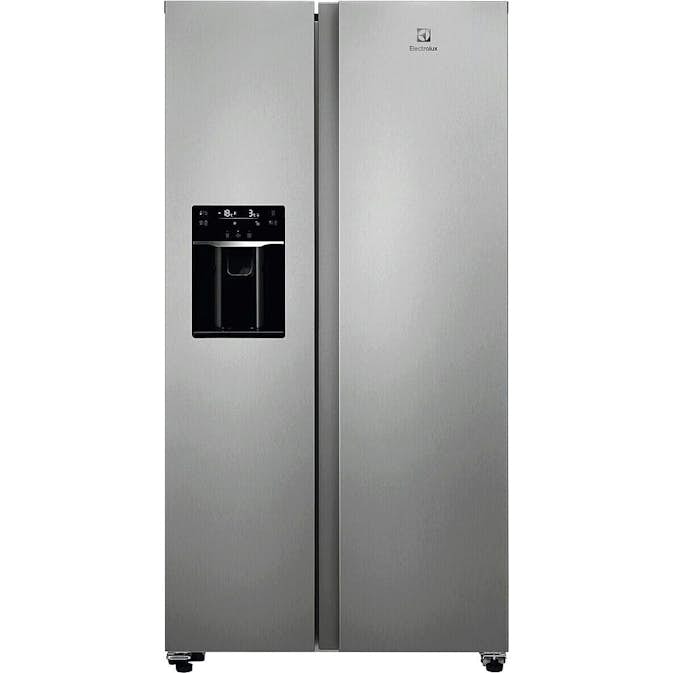 Kjøl og Frys Electrolux Side by Side EAI6HD57U0 Rustfri med Is- og Vanndispenser