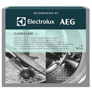 4 i 1 Rengjøringsmiddel Electrolux M2GCP121 for Oppvask- og Vaskemaskin, 12 stk