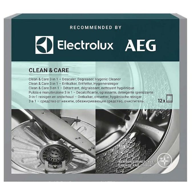 4 i 1 Rengjøringsmiddel Electrolux M2GCP121 for Oppvask- og Vaskemaskin, 12 stk