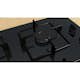 Gasskomfyr BOSCH Serie 2 POH6B6K30 Sort 60 cm