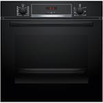 Innebygd ovn BOSCH HQA534BB3 Serie 4 Svart med Dampfunksjon og Avansert Varmeluftsteknologi