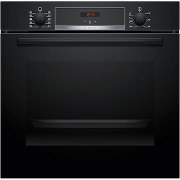 Innebygd ovn BOSCH HQA534BB3 Serie 4 Svart med Dampfunksjon og Avansert Varmeluftsteknologi