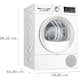 Varmepumpetrommel BOSCH Serie 6 WQG2420ASN Energivennlig
