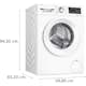 Frontmatet Vaskemaskin BOSCH Serie 6 WGG254FLSN Perfekt for Stora Husholdninger