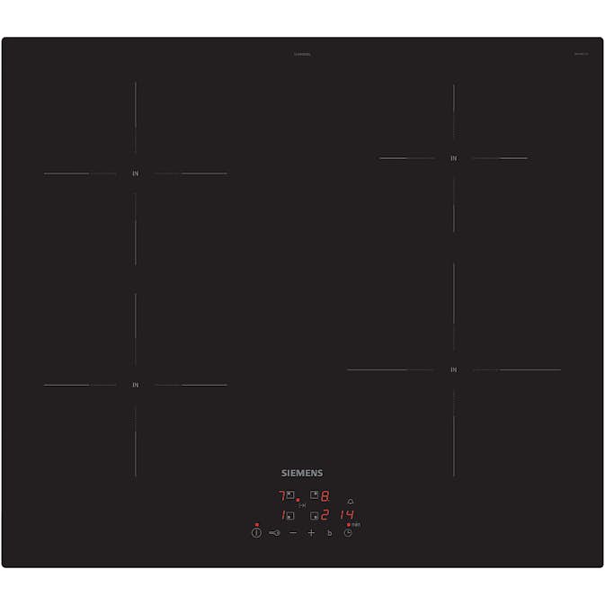 Induksjonstopp Siemens iQ100 EU611BEB5E Sort 60cm med Barnesperre