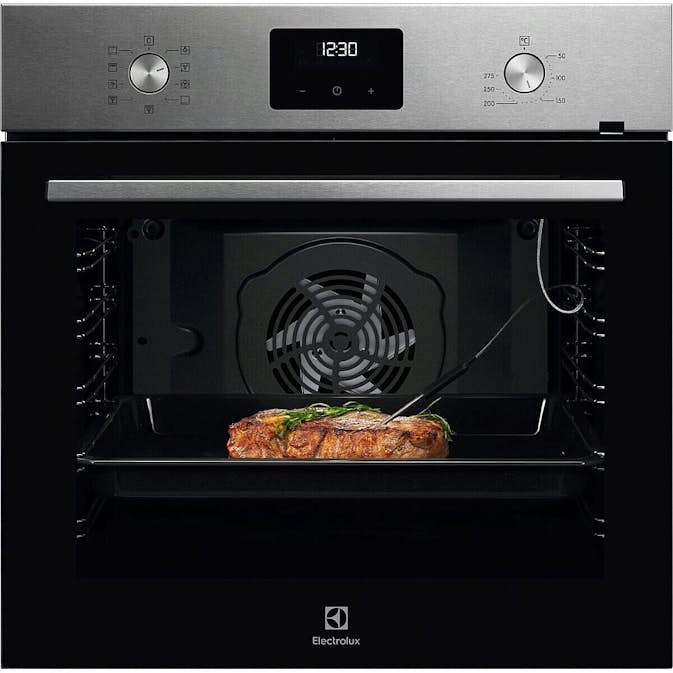 Innbyggingsovn Electrolux COB402X SenseCook® Sort med Smart Matlagingstermometer