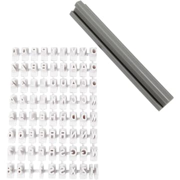 Stempelsett Creativ Company Bokstaver og Tall