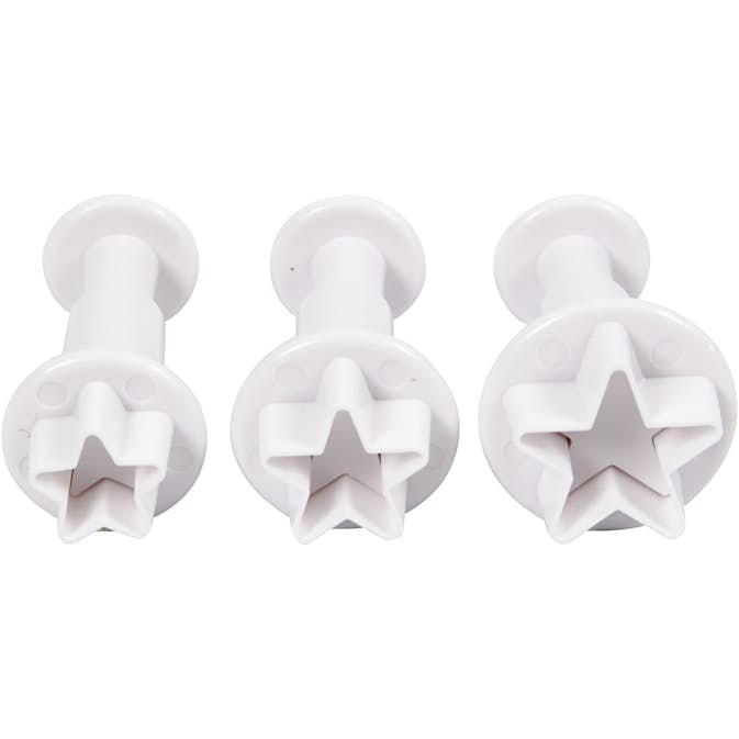 Utstikksformer Creativ Company Hvit Stjerne 3 stk/1 Pk