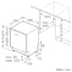 Oppvaskmaskin BOSCH Serie 4 SMV4HTX03E Integrert med Smart Oppkobling