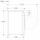 Frontmatet Vaskemaskin BOSCH Serie 6 WGG256FESN 10 kg min Effektiv Flekkfjerning uten Forbehandling