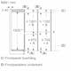 Integrert Kjøleskap/Fryser BOSCH Serie 2 KBN96NSE0 XXL med To Kjølesystem for Optimal Nedkjøling