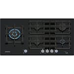 Gasskoketopp Siemens iQ700 med stepFlame Sort 90cm med Smart Oppkobling