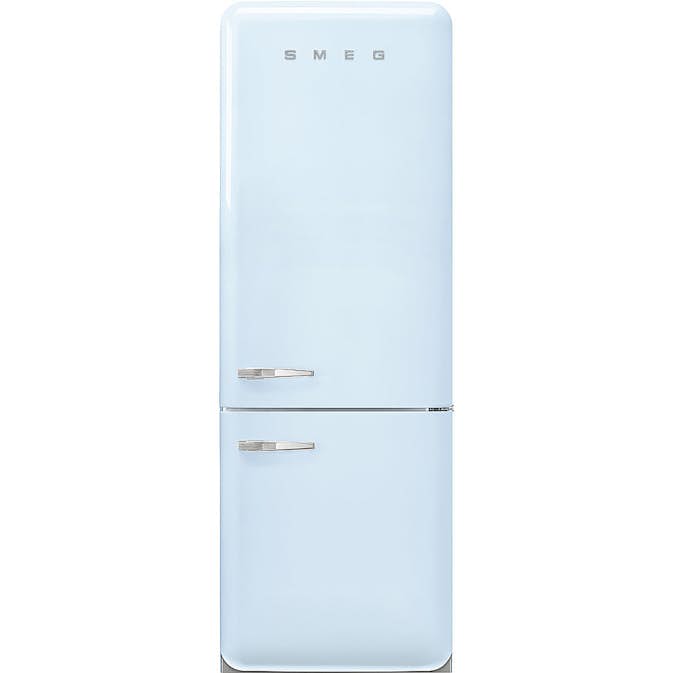 Frittstående Kjøleskap/Fryser Smeg FAB38RPB6 Pastellblå Retrodesign med Multiflow & No Frost