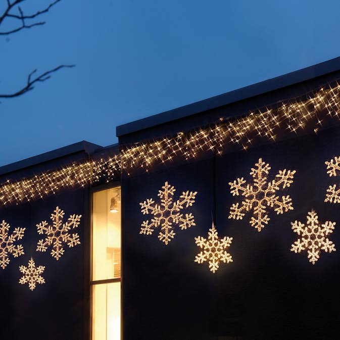 Dekorasjonsbelysning Star Trading Snøkrystall RL50 cm ww