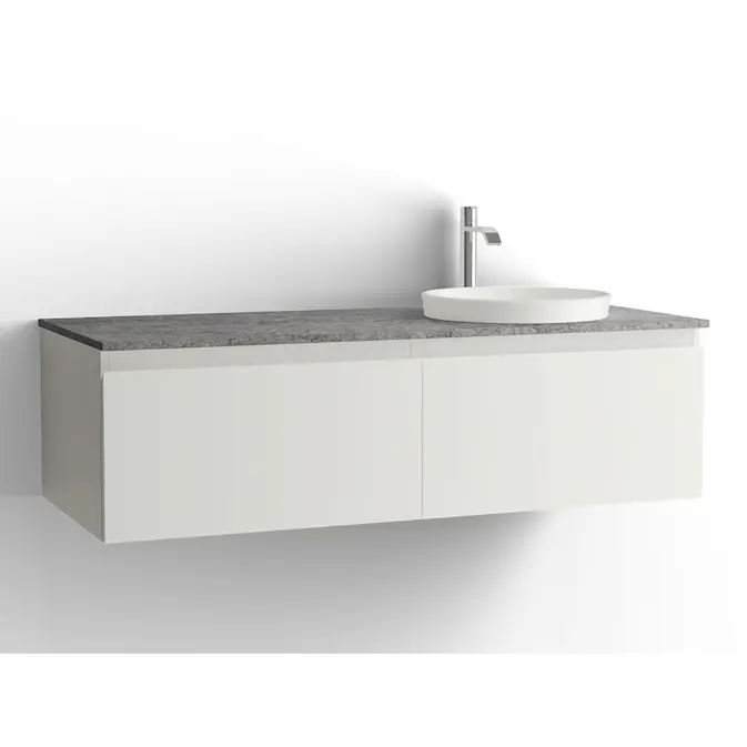 Tvättställsskåp Vedum Flow 1200 med 2 Lådor